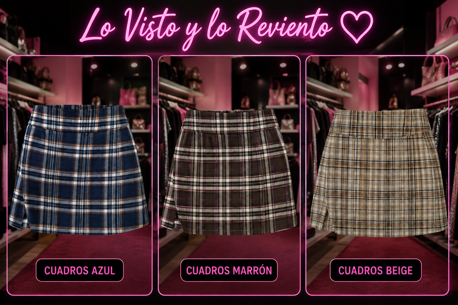 Falda pantalón Oxford